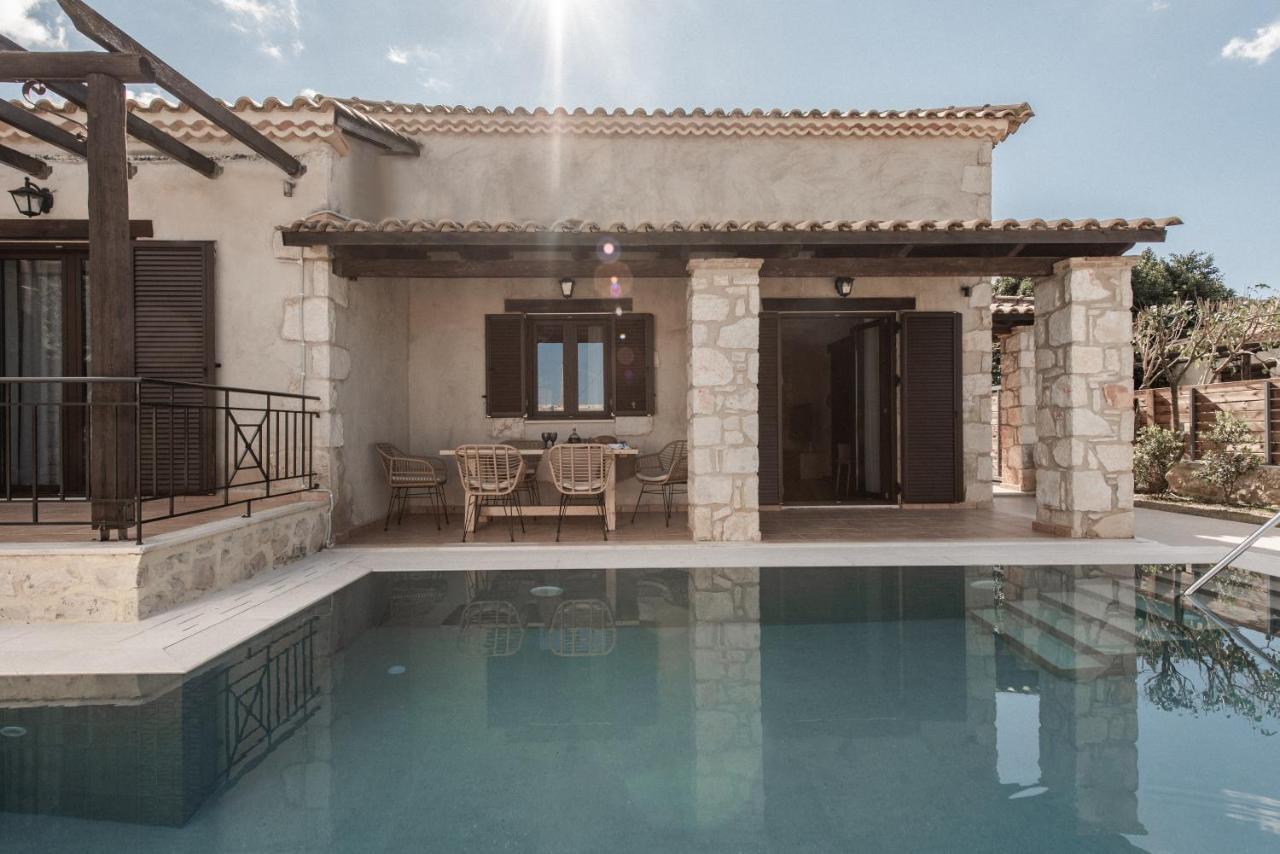 Viatzo Villas - Eclectic Villas With Heated Saltwater Pools Mouzakion  Exterior photo